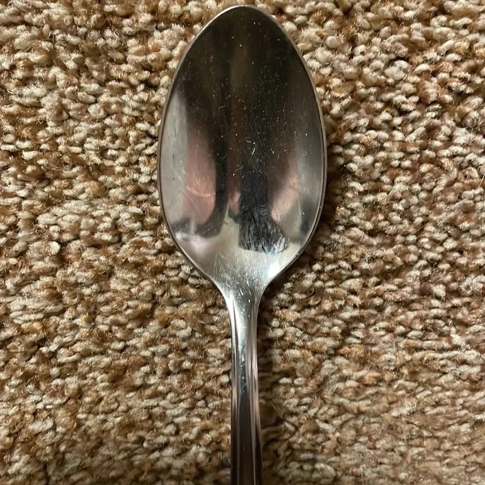 VTG Ecko Chevron stainless steel teaspoon